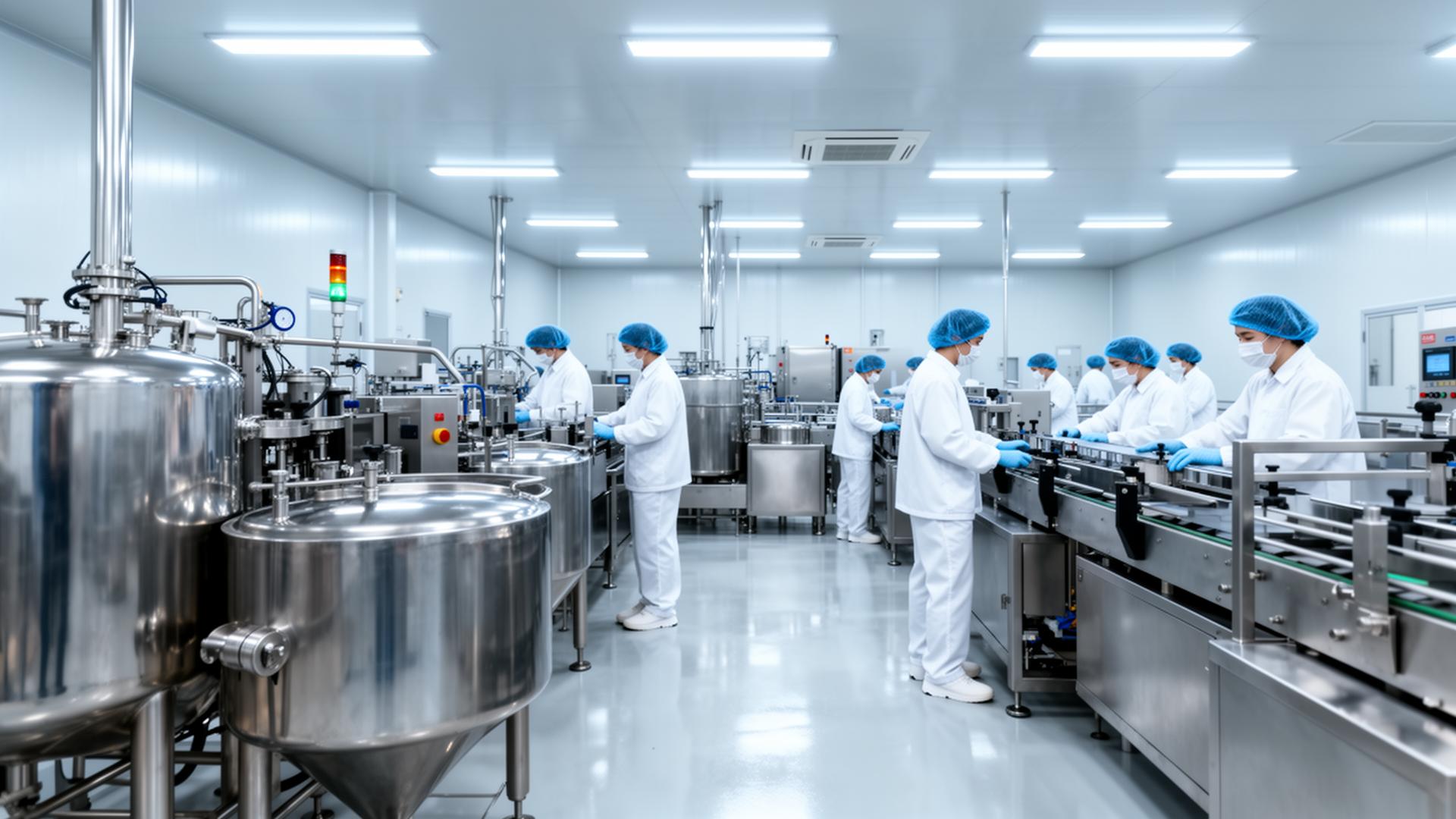 Modern food processing facility